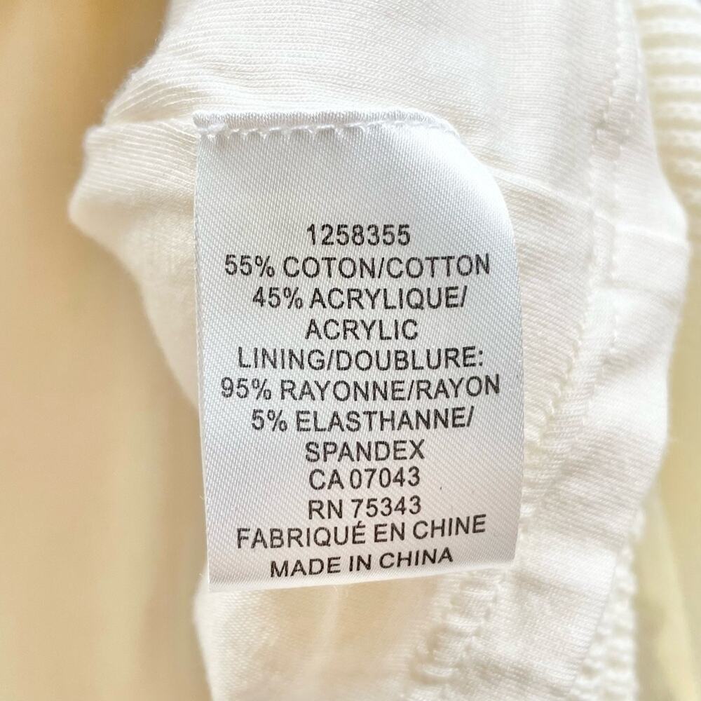 House of Harlow 1960 Knit Crochet Mini Ruffle Dress in Ivory Women's Medium $169 - Picture 11 of 13